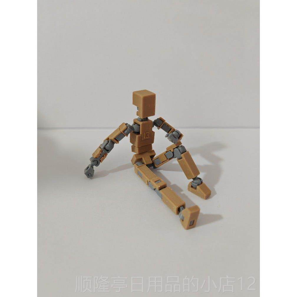 正品多关节可全动人偶模3D打印小人型支架超可动玩偶活动机身械玩