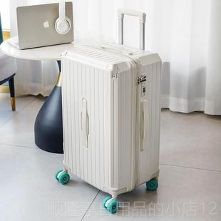 正品大盒容量行李箱女士新款3密7点五盘轮行李箱300k方向坚固耐用