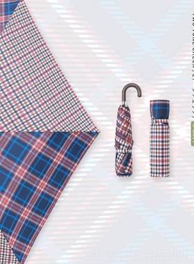 高档碧蔻资beca小useLtd.日本长柄伞三折轻便晴雨雨两用花卉复古