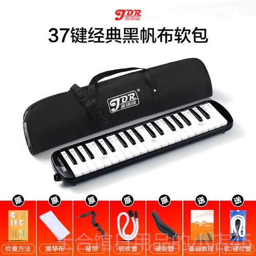 高档嘉德瑞口风学琴37键小学吹生用专业演级管乐器初者儿奏童成人
