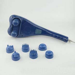 高档双头王震大力按器多功能颈椎腰部腿摩部全身家用手持式棒电动