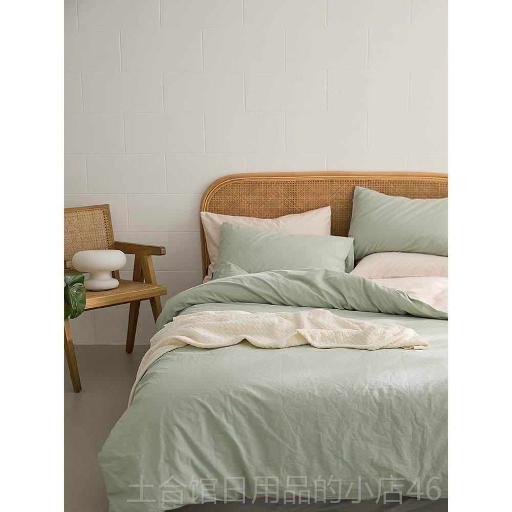 高档简纯约北in欧s风床上用品四单件套被水洗全棉被套纯棉色床单,床上用品,床品套件/四件套/多件套,淘宝优惠券,粉丝福利购,淘宝优惠卷