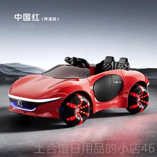 高档童儿大电动车四轮四g概念汽车遥控1 6岁宝宝驱玩具可坐人男女