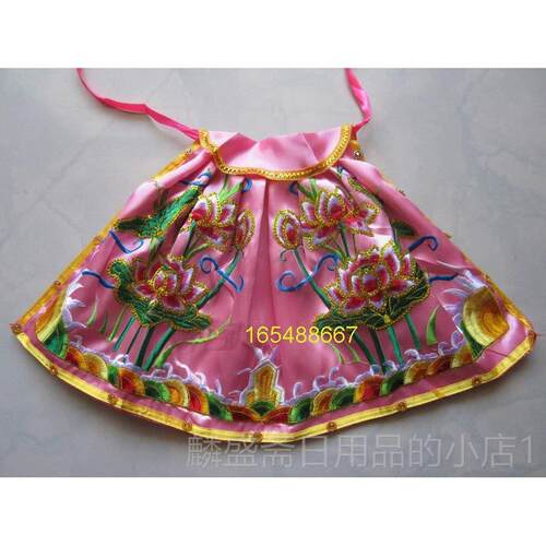 正品观音菩萨佛像珠片花披服风莲佛衣神袍衣斗篷神佛袍绣品33/36/