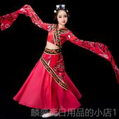 儿童古典舞童服装 典雅汉唐 楚游女试 正品 水袖 儿童楚鼓声乐舞