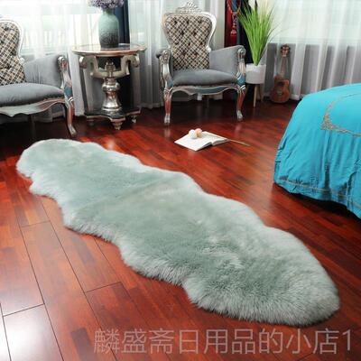 正品家澳洲真羊毛皮绒用沙发地毯卧室房间张客厅飘窗整地垫毛毯轻