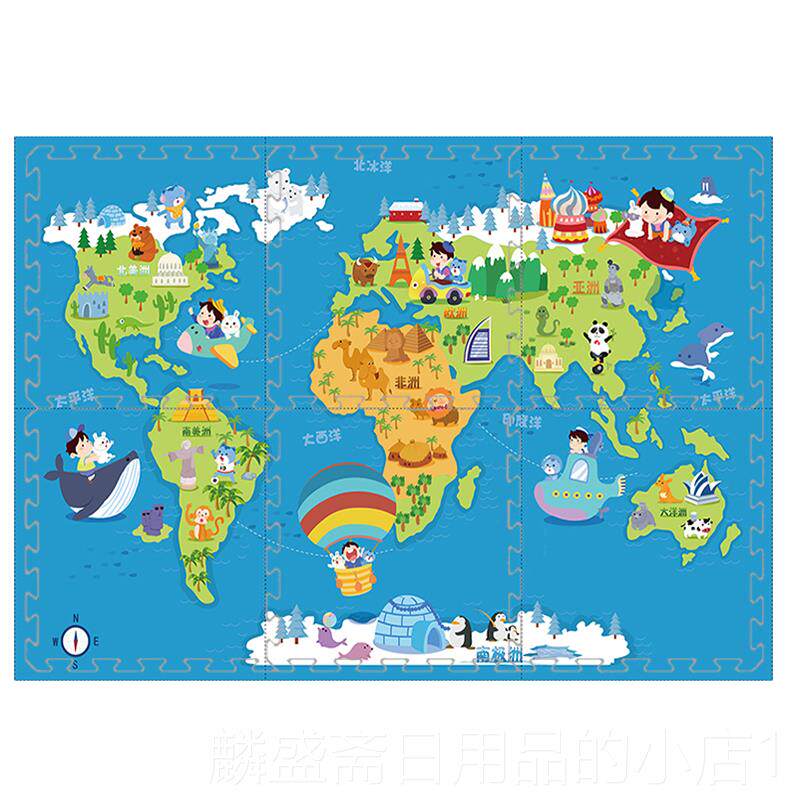 正品xpe宝宝行垫拼接式泡沬地垫厚小孩婴厅儿童加爬客家用无味爬