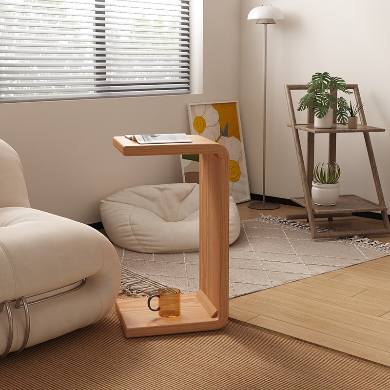 简易家用实木小茶几简约现代沙发边几可移动飘窗小桌子小型边几桌