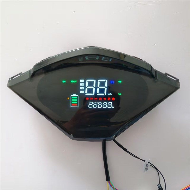 超级鹰金箭神鹰款电动车仪表盘LED数码里程表48V60v72电压显示屏