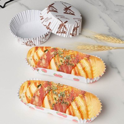 蛋糕纸杯食品级耐高温家用面包小纸托模具烤箱淋膜纸杯模烘焙工具