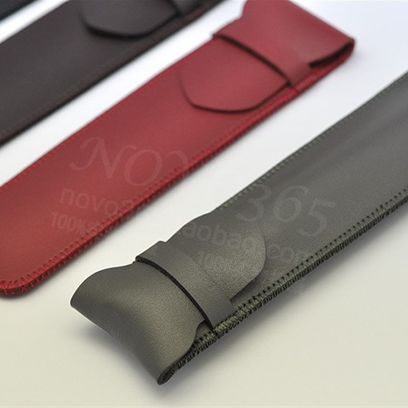 超薄便携笔袋白金LMY凌美签字笔 钢笔皮 保护笔内袋超纤革