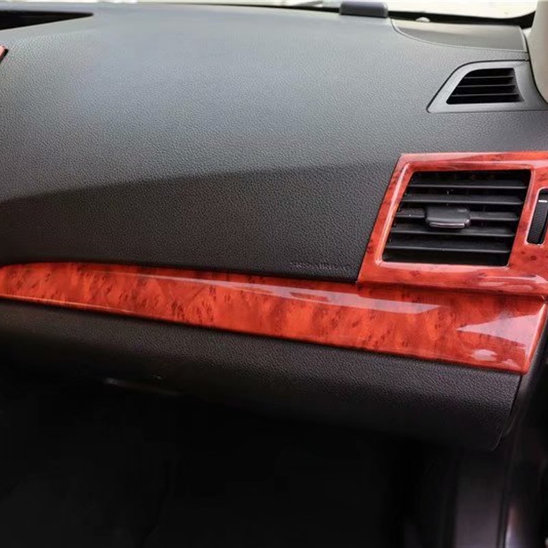 适用于10-1款傲虎碳纤维内饰贴 改装桃木中控面板贴 方向盘贴