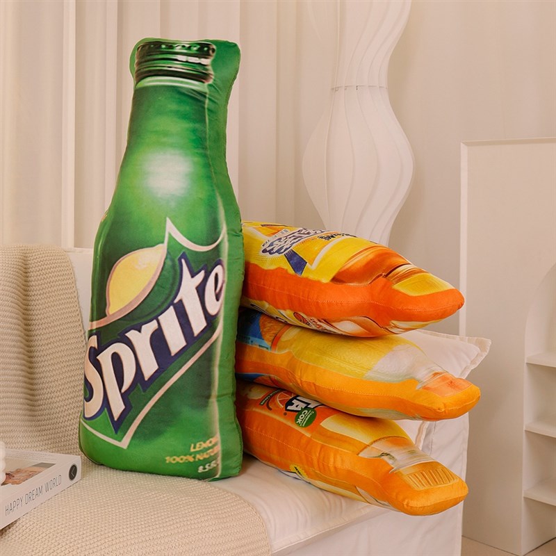 创意饮料瓶抱枕个性长条枕牀头靠枕腰靠侧睡夹腿趴枕睡觉宿舍枕头