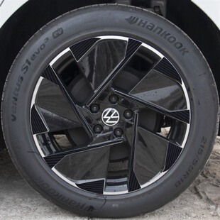 用于大众ID.3 轮毂贴纸 id3车贴装饰碳纤轮贴划痕保护膜