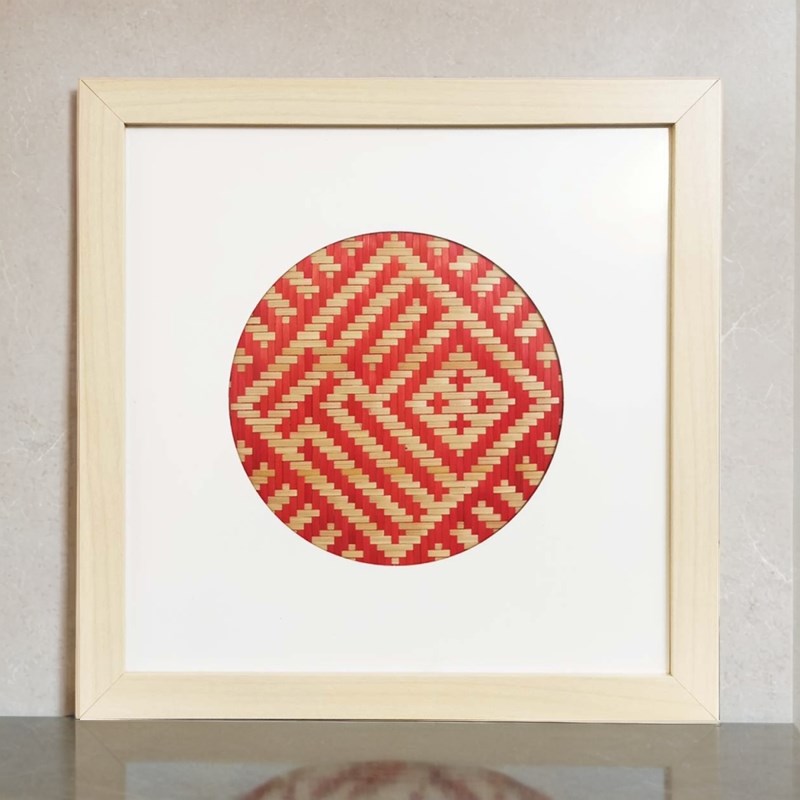 传统非遗竹编手工艺竹编字diy材料包团建沙龙活动竹编纹样教材教