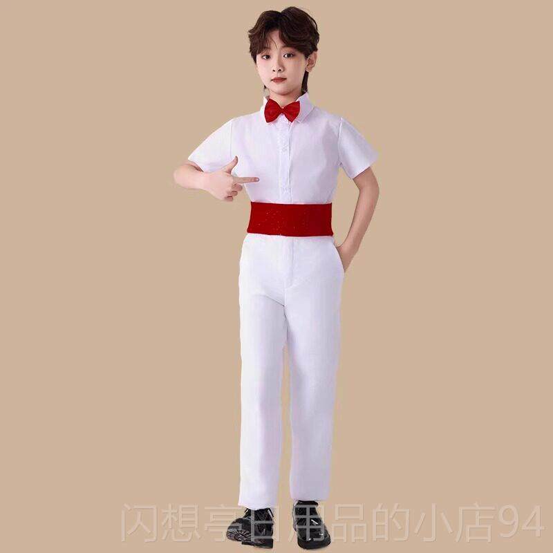 正品儿童合唱演出服小学诗歌生朗诵比赛主持服男女童歌礼唱中祖国