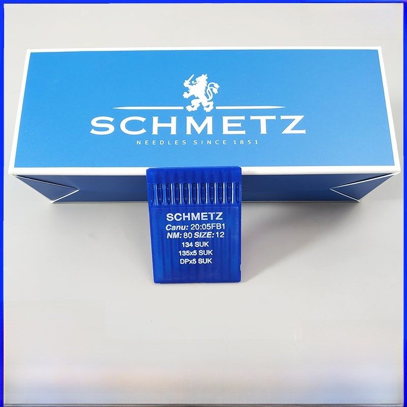 德国蓝狮机针Dp*5机针厚料车高头车钥匙孔机双针车床针Dpx5针