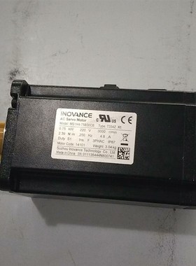 MS1H4-75B30CB-T334Z 汇川750W电机 全