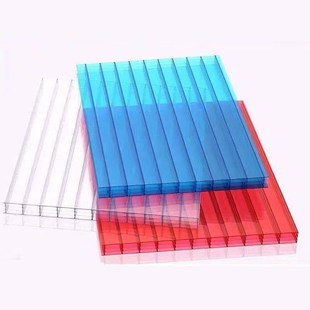 阳光板可裁剪空心塑料板蜂窝不透明双层