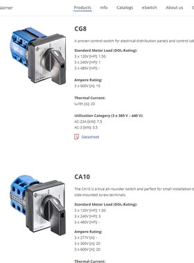CA10-WAA179-600E克劳斯奈默转换开关A179