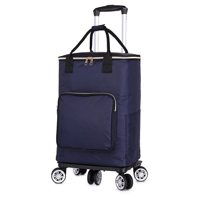 买菜手拉车牛津纺防水可折叠便携买菜购物车布袋买菜车