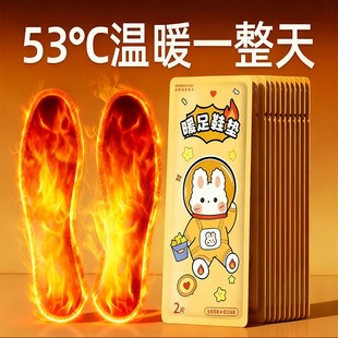 自发热鞋 垫女暖脚贴自加热冬可行走男暖足贴暖脚底热垫脚冷足底