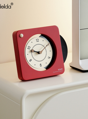 Mandelda奶油风创意座钟家居客厅装饰品玄关电视柜简约桌面摆件