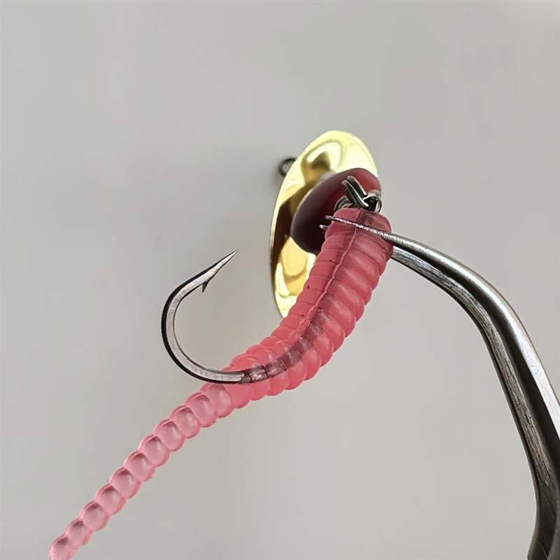 不归路亚夜光飞旋亮片微物溪流鳟鱼马口翘嘴饵复合旋转亮片偏心坠