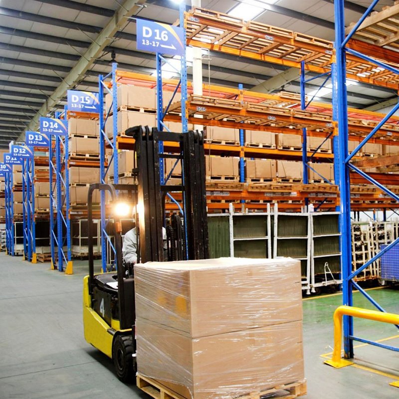 物资库房大型3层立体货架 加重加厚型4吨货架堆高机存取高位货架6