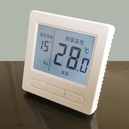 电采暖五按键温控器电暖器编程温控开关电热膜电地暖温度控制面板