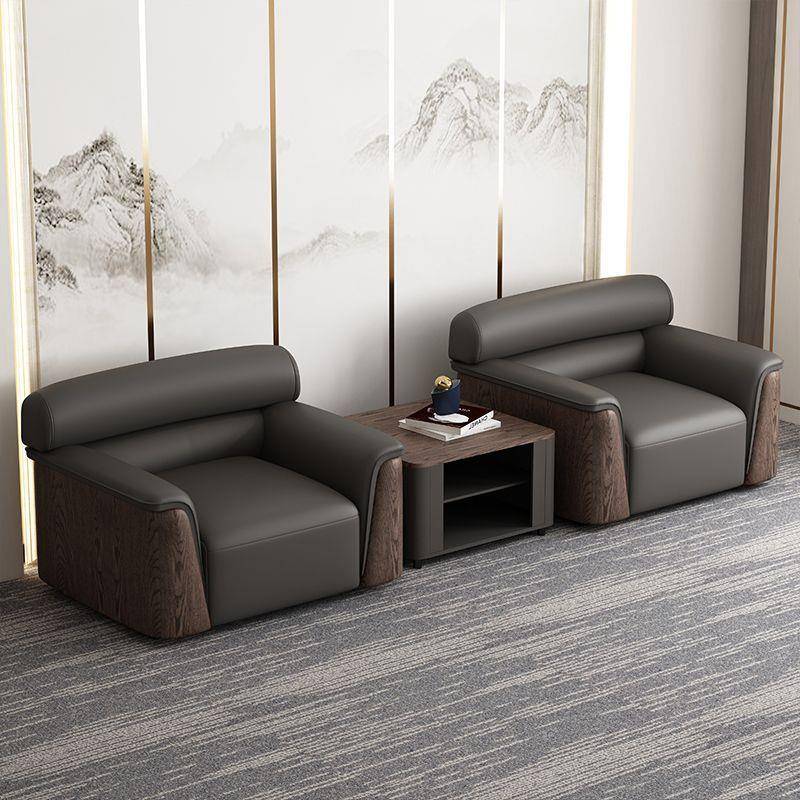 商务办公沙发老板办公室沙发茶几会议室接待贵宾沙发