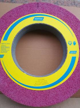 诺顿砂轮铬刚玉红色大气孔砂轮25A46K 400*50*127