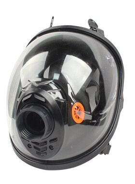 代尔塔105008硅胶单罐活性炭防毒面具防尘喷漆全面罩M9300防毒