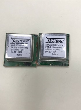 ISOTEMP  OCXO143-141 10MHZ恒温晶振5v 方波 拆机件