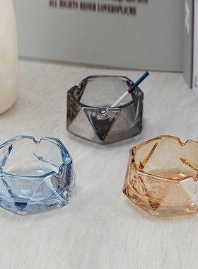 JOJOS L. PD.Dulo.玻璃烟灰缸个性创意水晶摆件几何烟缸丨都洛