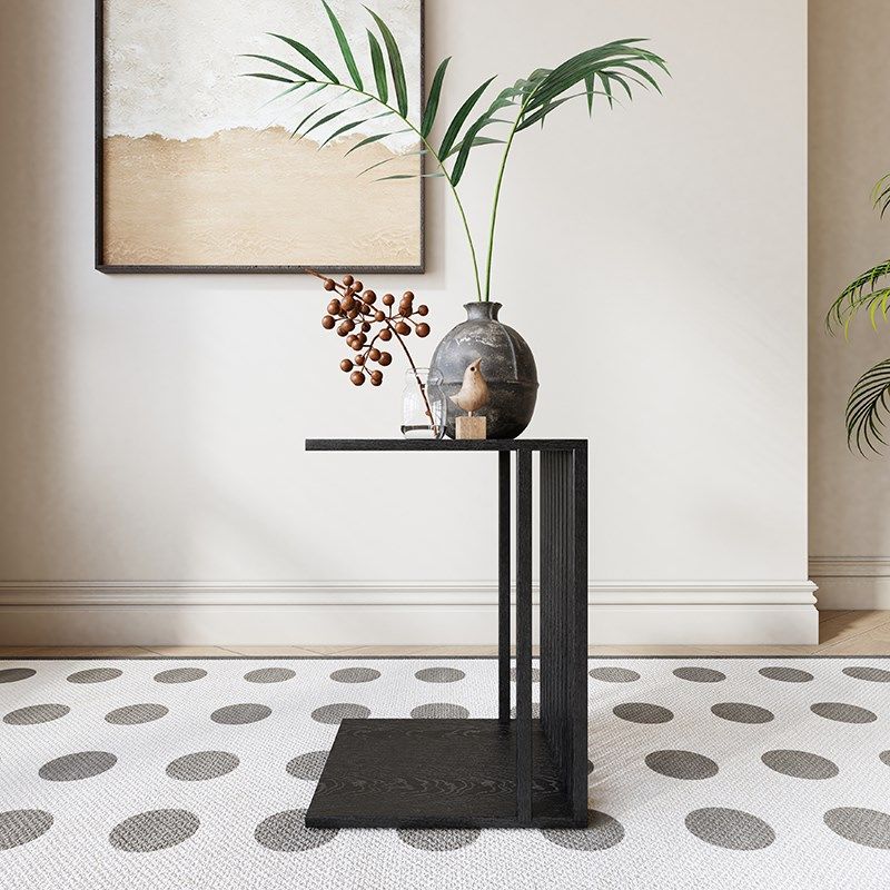 黑胡桃木原木定制现代客厅多功能轻便C型角几沙发可移动边几 茶几,住宅家具,角几/边几,淘宝优惠券,粉丝福利购,淘宝优惠卷