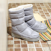 冰克保暖防寒帮加绒厚底居家鞋