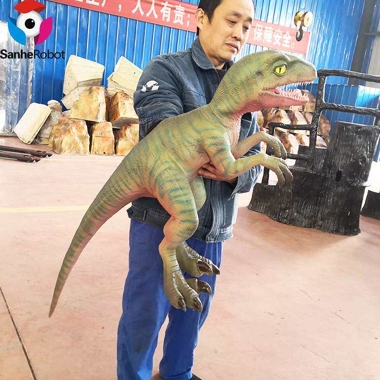 迅猛龙手偶#仿真恐龙手偶#互动娱乐仿真恐龙手偶模型制作恐龙