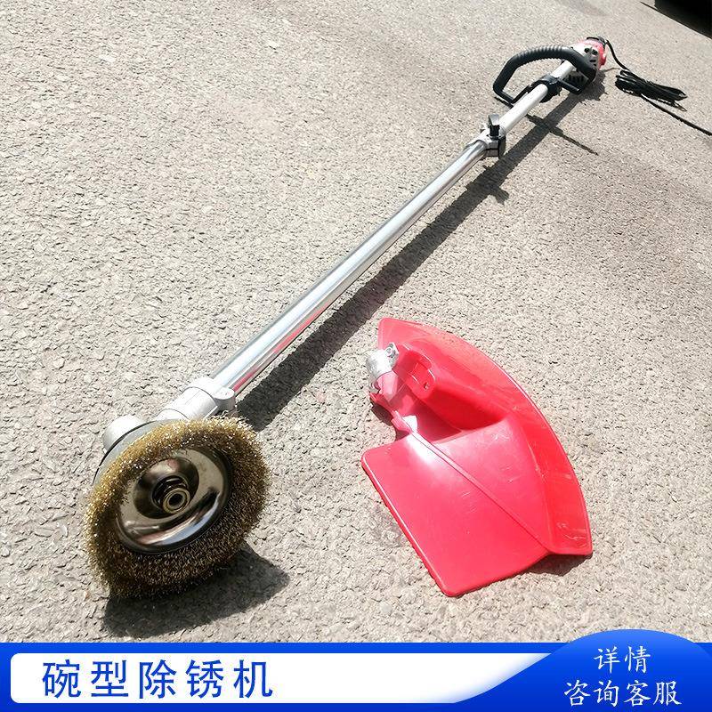 碗型钢丝刷抛光机手持式电动金属除锈打磨 彩钢瓦翻新铁钢打磨机