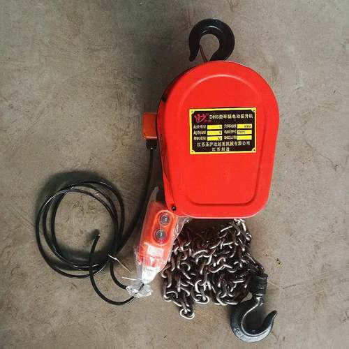 慢速环链电动葫芦爬架群吊环链葫芦380VDHS型环链电动葫货源