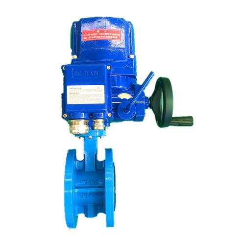 阀门D941X-16Q防爆电动蝶阀法兰软密封蝶阀