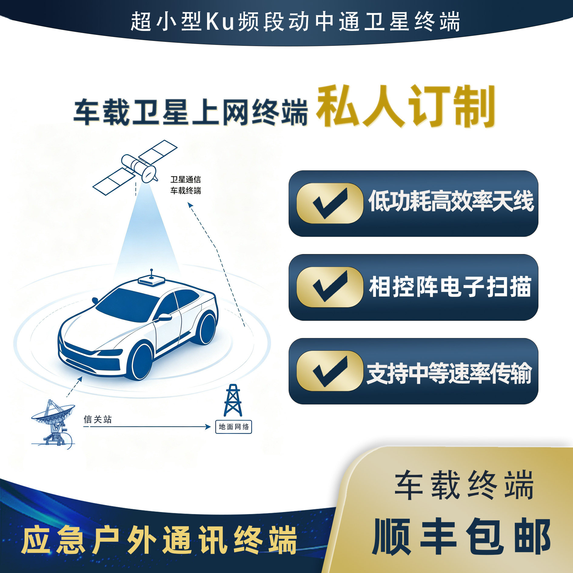 超小型便携式 卫星电话上网终端 户外探险 自驾旅游 远洋出海