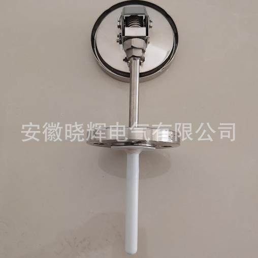 WSS-484F法兰烧结四氟防腐双金属温度计