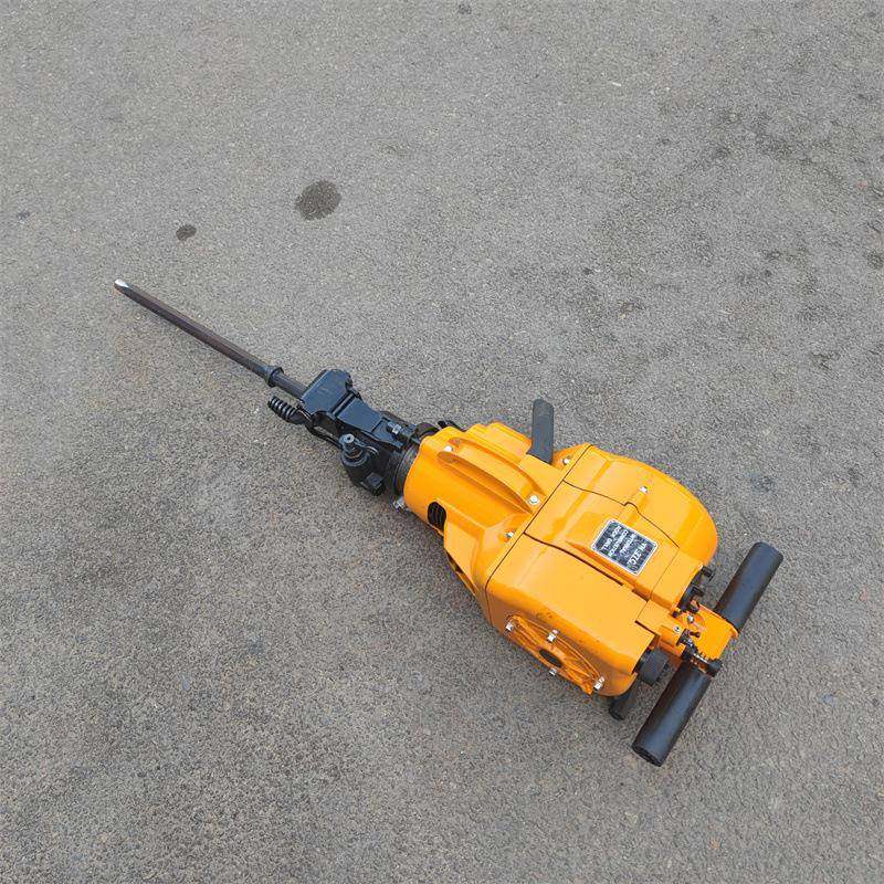 YN27C内燃凿岩机汽油钻孔打眼破碎机岩石水泥路面打孔机手持油镐