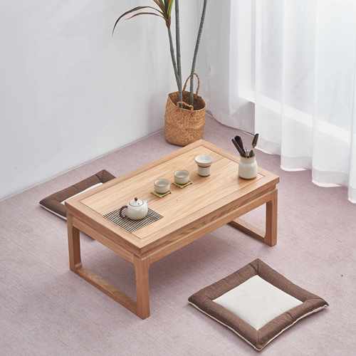 高档实木榻榻米几新中式矮桌榆木茶台小桌子禅炕意茶桌矮桌阳地台