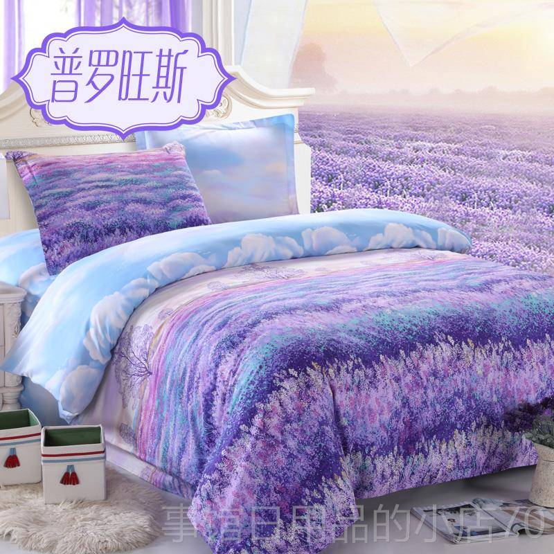 高档四件套5全棉纯棉1.1.8m春夏套粉件三4米件套被套色裸睡床上用
