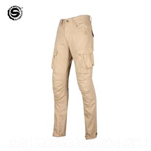 休工装 男春夏季 裤 骑士机空车裤 防摔赛闲车 正品 修身 星摩车骑托行裤