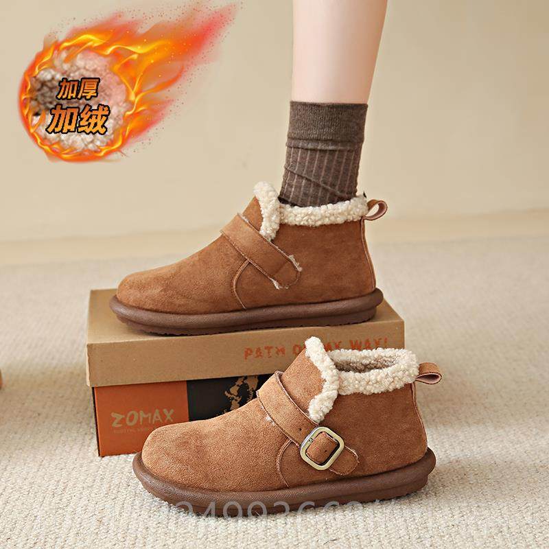 正品老北京布鞋女棉鞋冬季妈百外穿加绒保滑暖妈鞋防舒适孕妇鞋休