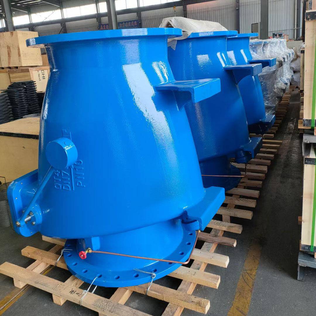 微阻缓闭止回阀HH44X-16Q法兰单向重锤逆止阀DN700