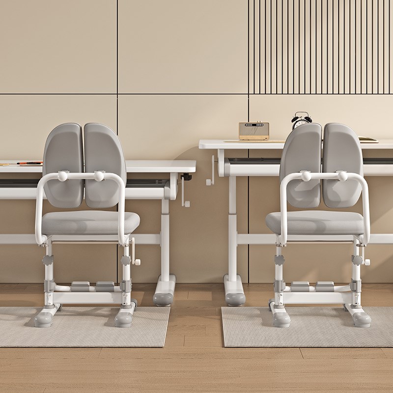 儿童学习椅手摇升降椅背矫姿椅中小学生椅子课桌椅子简约学习椅